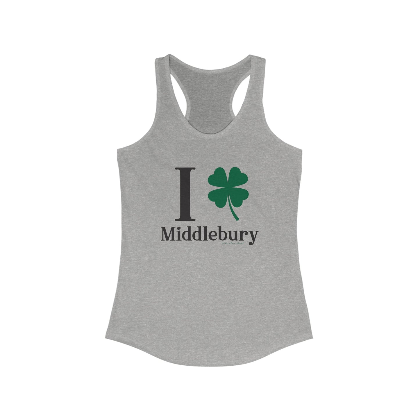 I Clover Middlebury Women's Ideal Racerback Tank Top