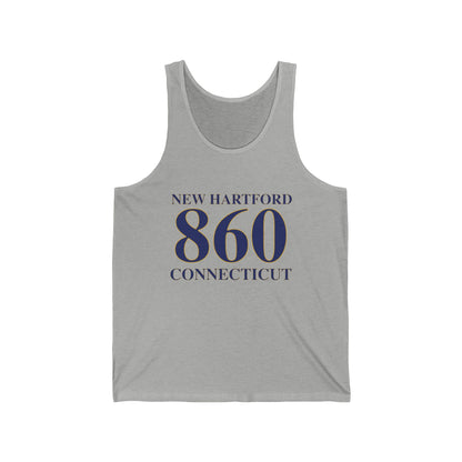 New Hartford 860 Connecticut Unisex Jersey Tank Top