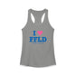 I Heart FFLD Women's Ideal Racerback Tank Top