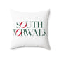 41 Tilt South Norwalk Spun Polyester Square Pillow