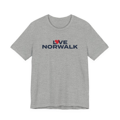 Love Norwalk Unisex Jersey Short Sleeve T-Shirt