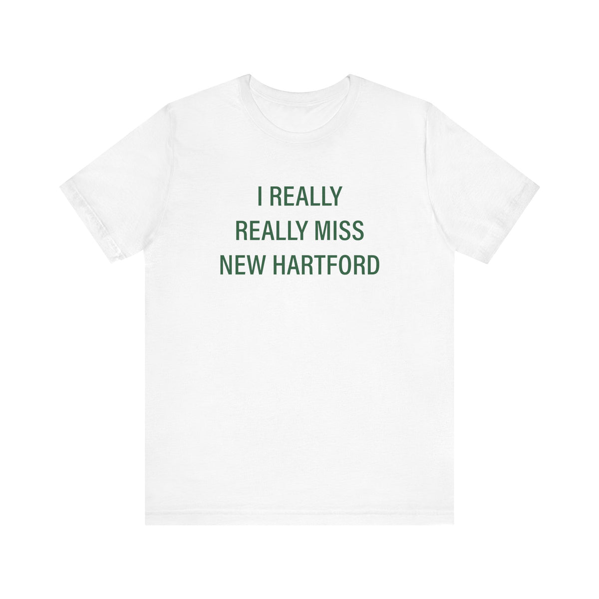 I Really Really Miss New Hartford Unisex Jersey Short Sleeve T-Shirt