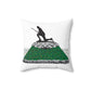 Minuteman Holiday Lights Spun Polyester Square Pillow