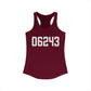 06243 Killingly  CT Zip Code Women's Ideal Racerback Tank Top