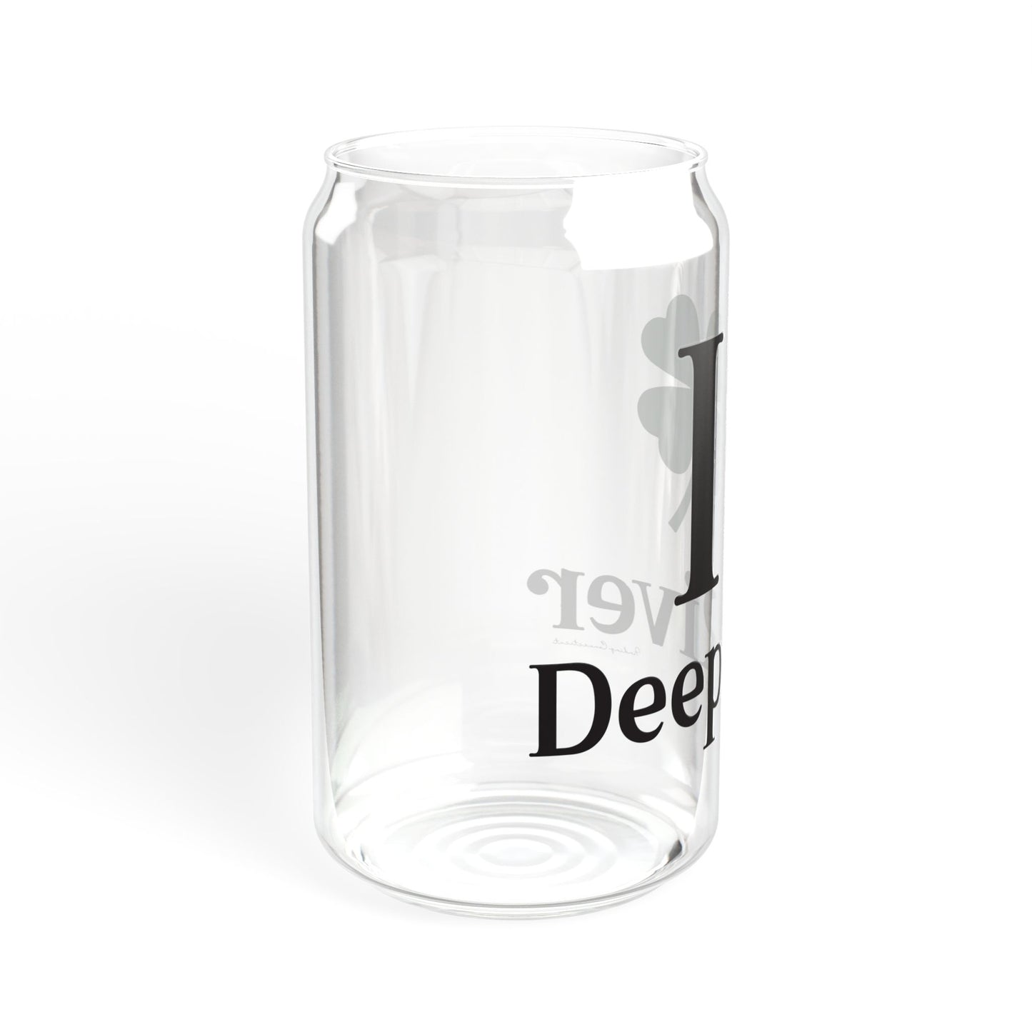 I Clover Deep River Sipper Glass, 16oz