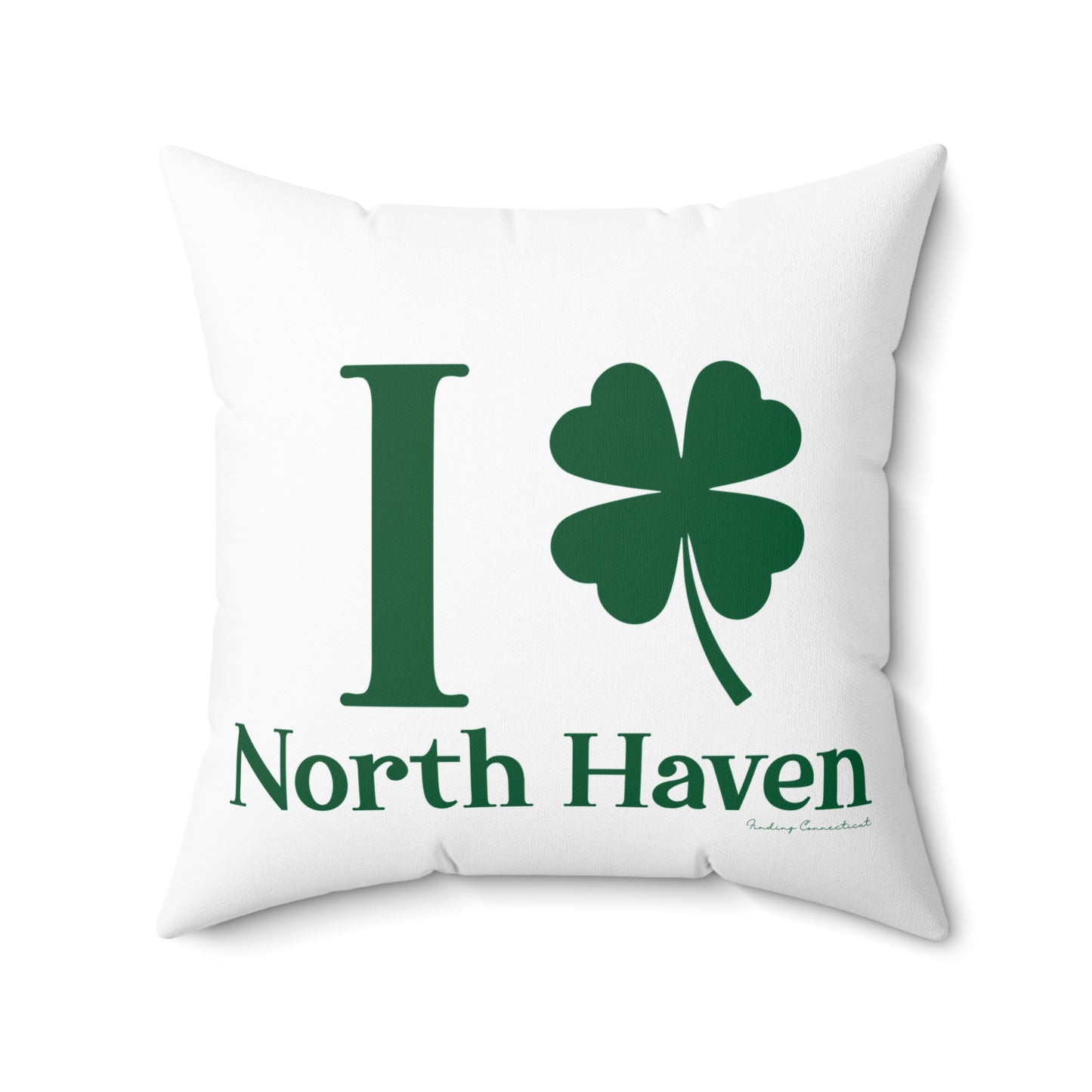 I Clover North Haven Spun Polyester Square Pillow