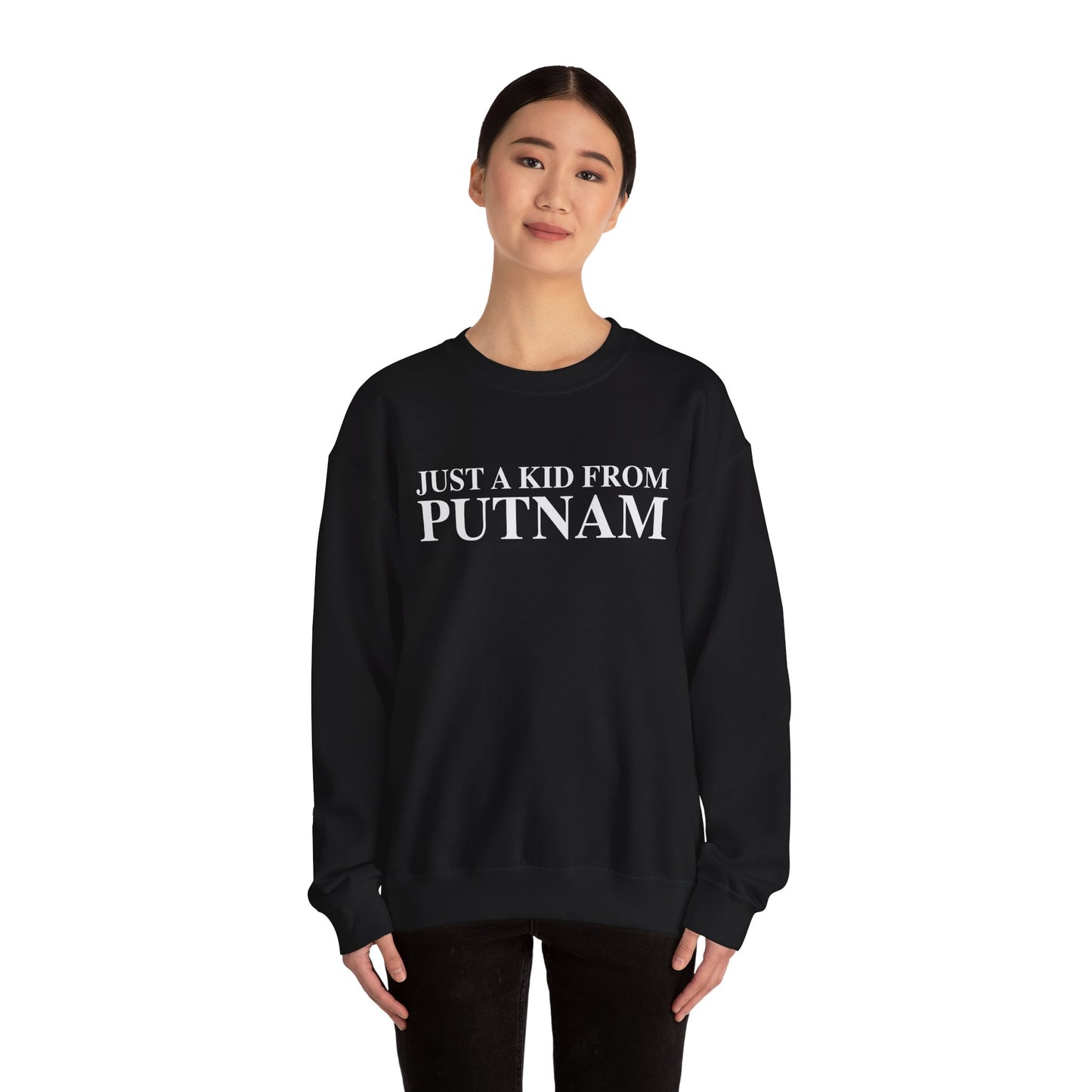 Just a kid from Putnam Unisex Heavy Blend™ Crewneck Sweatshirt