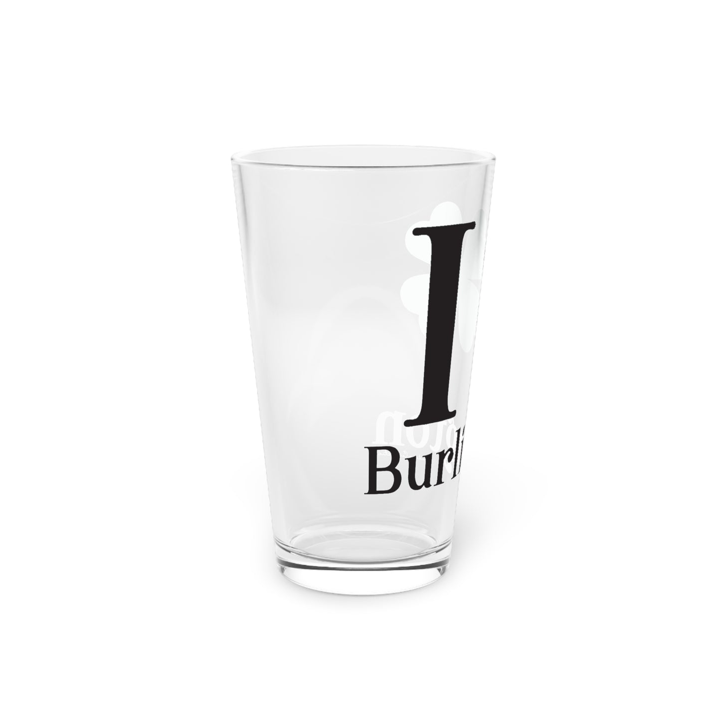 I Clover Burlington Pint Glass, 16oz
