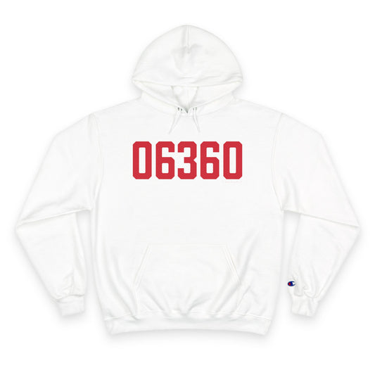 06360 Norwich Connecticut Zip Code Champion Hoodie
