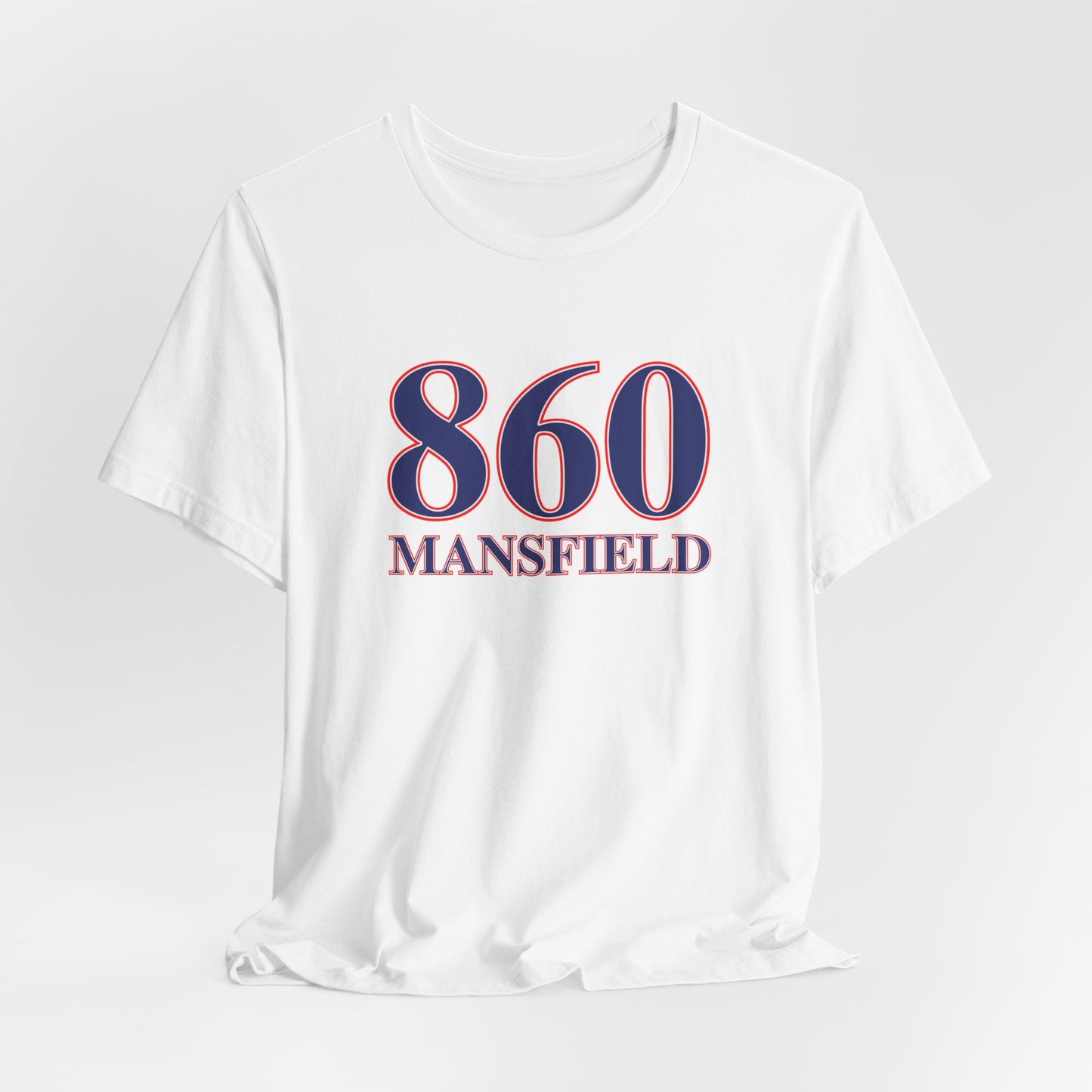 860 Mansfield Red White & Blue Unisex Jersey Short Sleeve T-Shirt