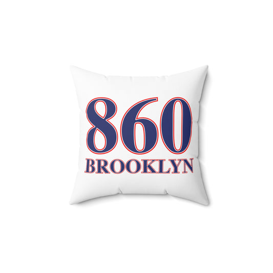 860 Brooklyn Red, White & Blue Spun Polyester Square Pillow