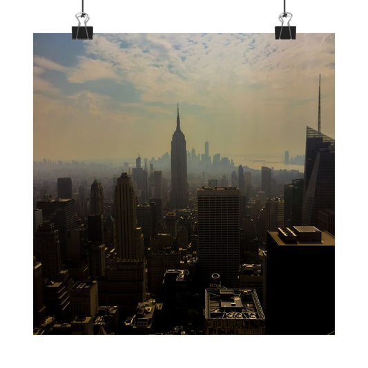 NYC Skyline Matte Vertical Posters