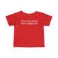 Just a kid from New Britain Infant Fine Jersey T-Shirt