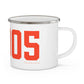06905 Stamford Connecticut Zip Code Enamel Camping Mug