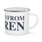 Just a kid from Warren Enamel Camping Mug