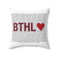 Bethel Love Spun Polyester Square Pillow