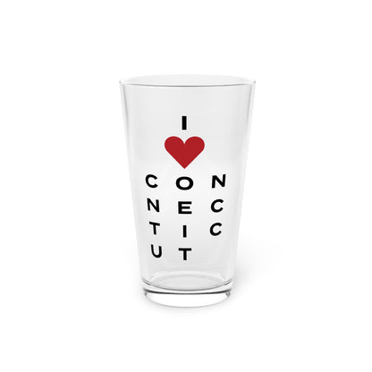 Connecticut Vision Pint Glass, 16oz