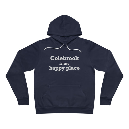Colebrook is my Happy Place Unisex Sponge Fleece Pullover Hoodie