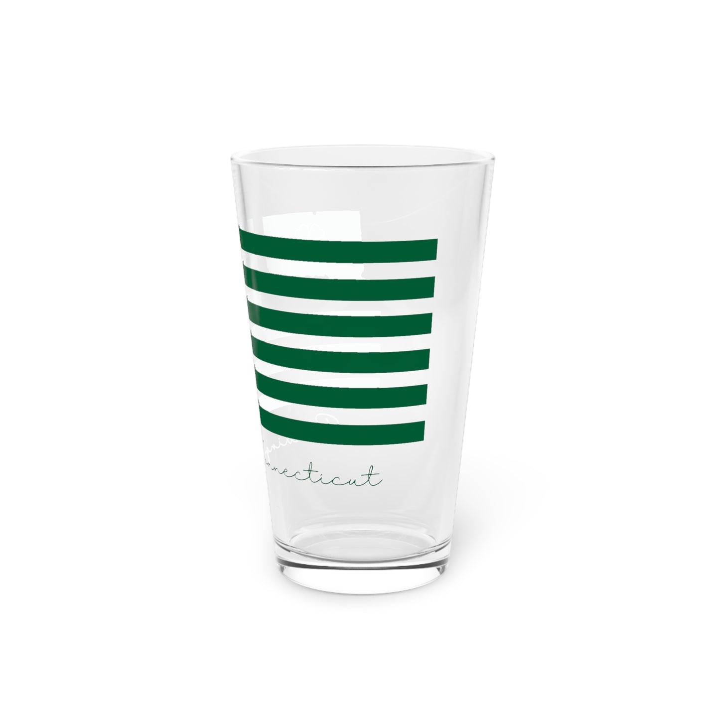 Redding Connecticut St Patrick’s Day Flag Pint Glass, 16oz
