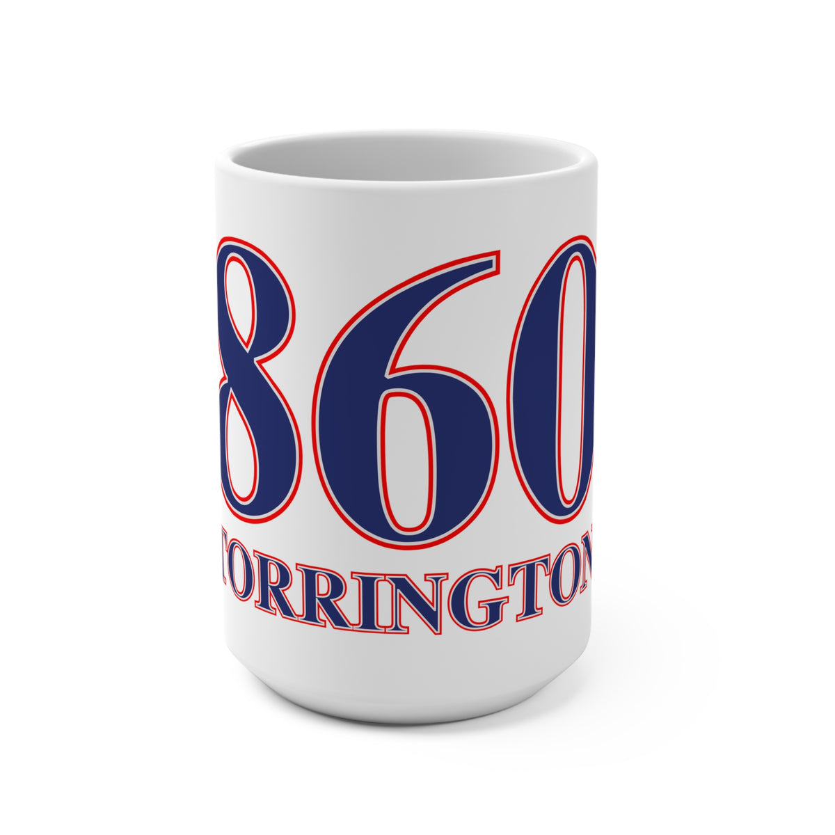 Torrington Red, White & Blue Mug 15oz