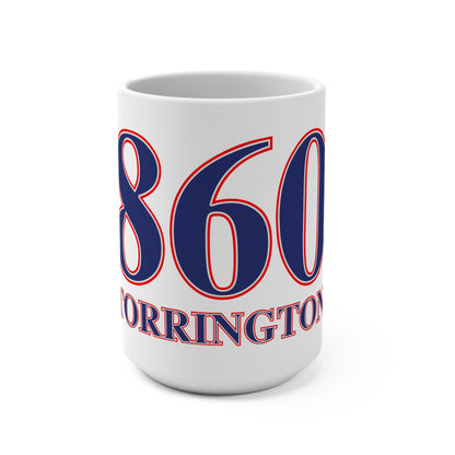 Torrington Red, White & Blue Mug 15oz