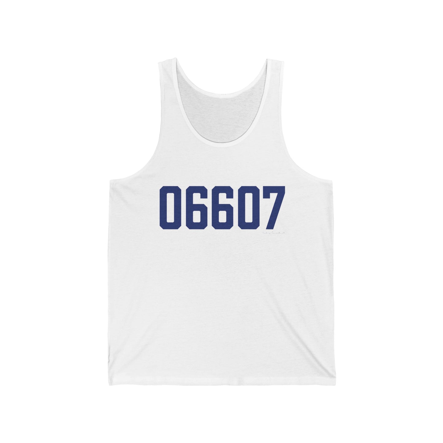 06607 Bridgeport Connecticut Zip Code Unisex Jersey Tank Top
