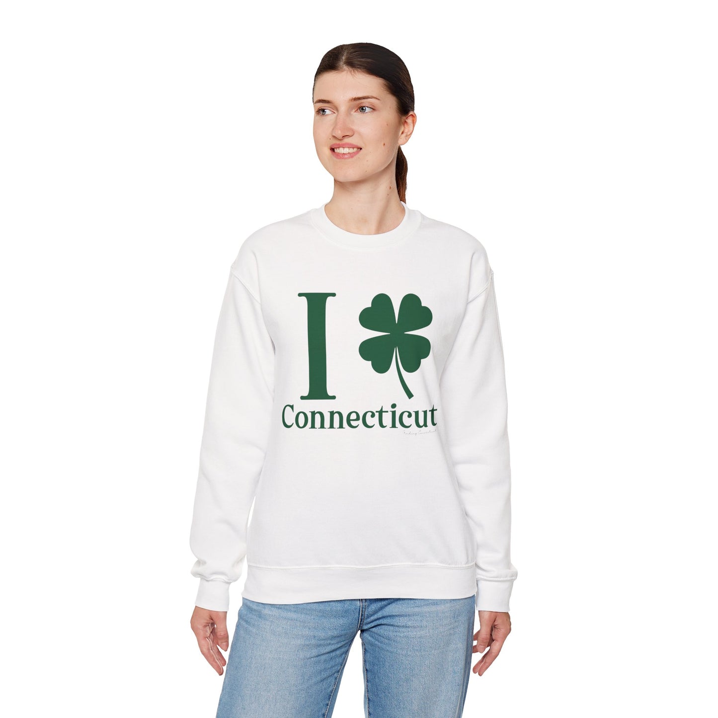 I Clover Connecticut  Unisex Heavy Blend™ Crewneck Sweatshirt