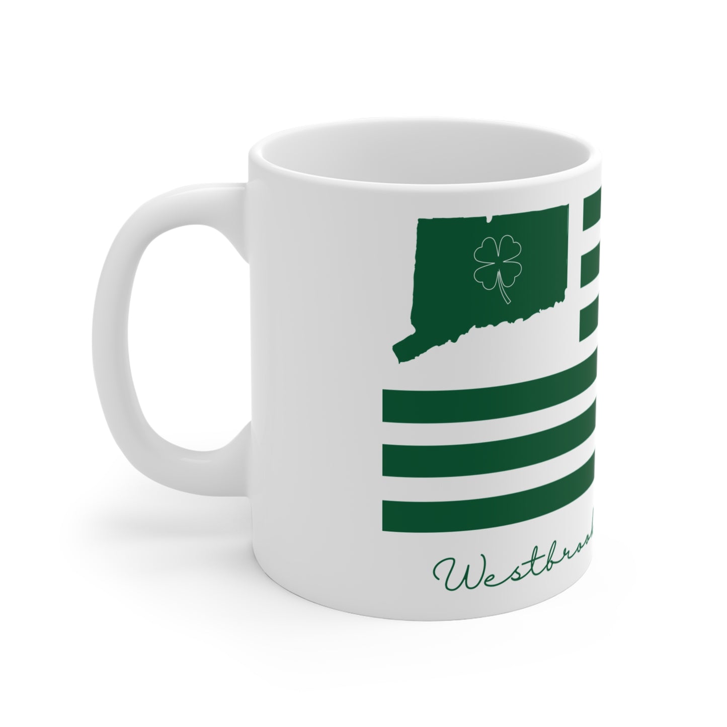 Westbrook Connecticut St. Patrick’s Day Flag Mug 11oz
