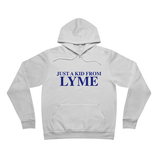 Just a kid from Lyme Unisex Sponge Fleece Pullover Hoodie