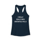 I Really Really Miss Greenfield Hill Women's Ideal Racerback Tank Top