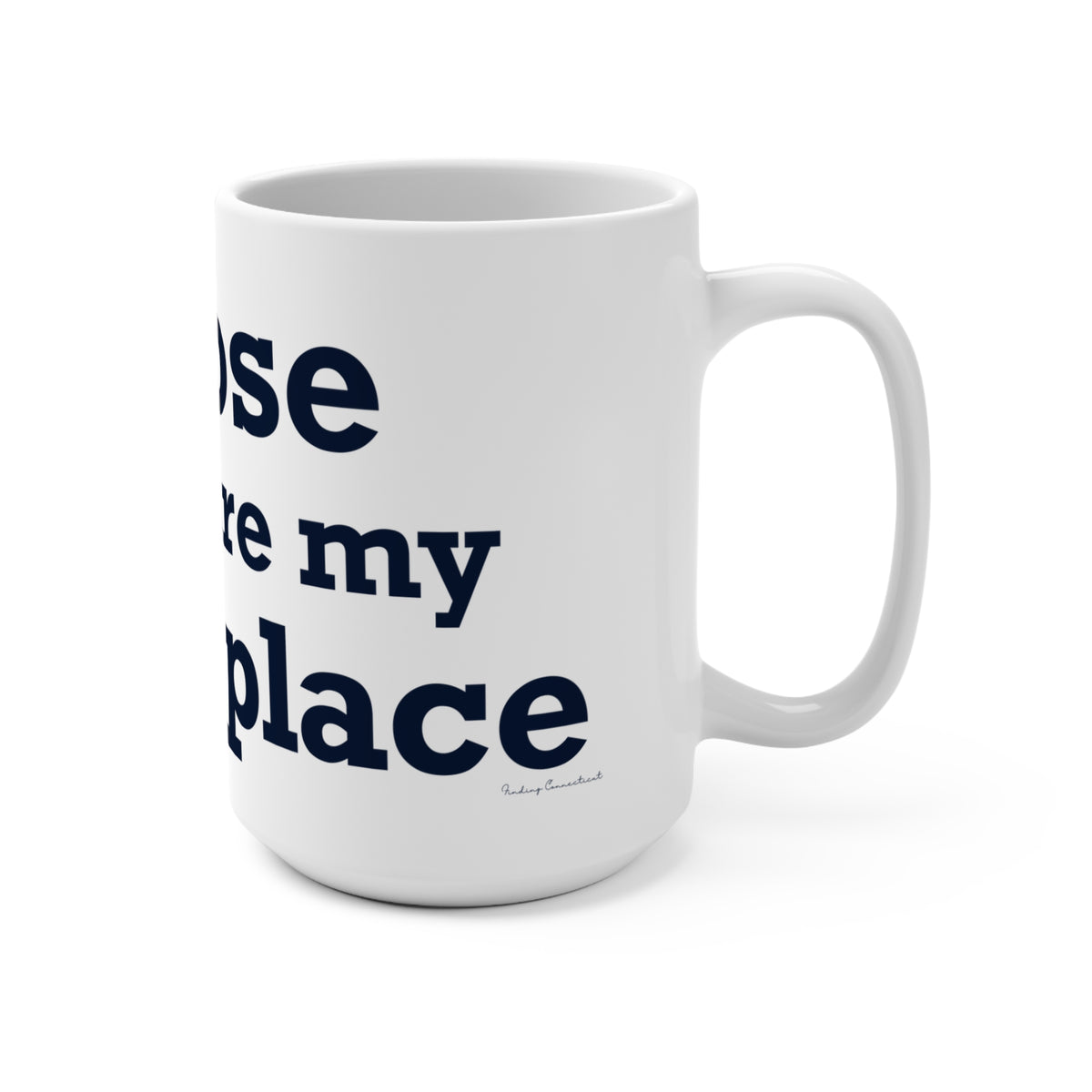 Goose Shows Are My Happy Place - Orange & Green Mug 15oz