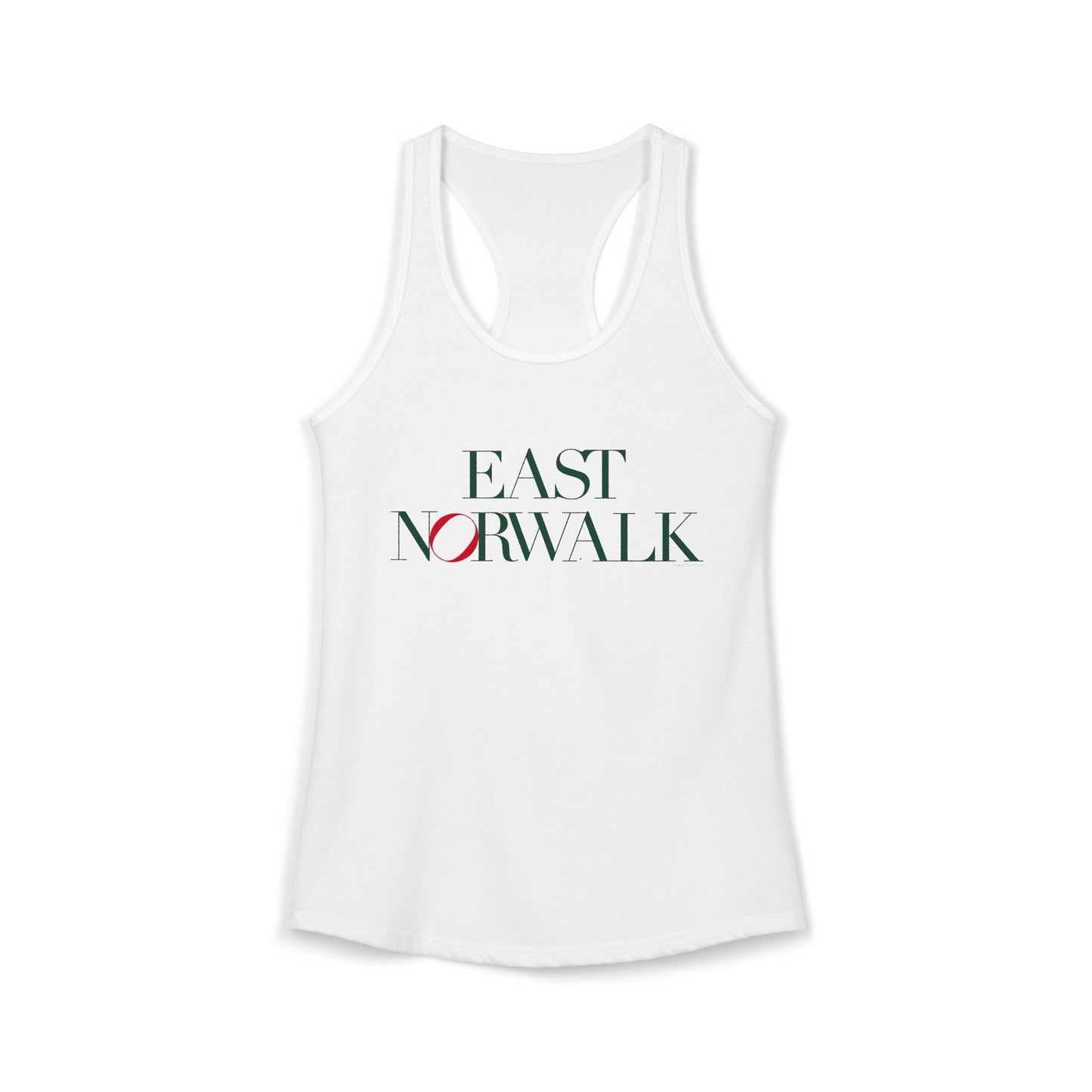 41 Tilt East Norwalk Women's Ideal Racerback Tank Top