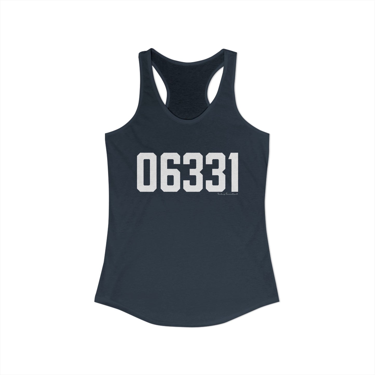 06331 Canterbury CT Zip Code Women's Ideal Racerback Tank Top