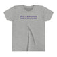 Just a kid from North Branford Youth Short Sleeve T-Shirt
