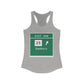 Vintage Merritt Parkway Exit 49N Sign Women's Ideal Racerback Tank Top