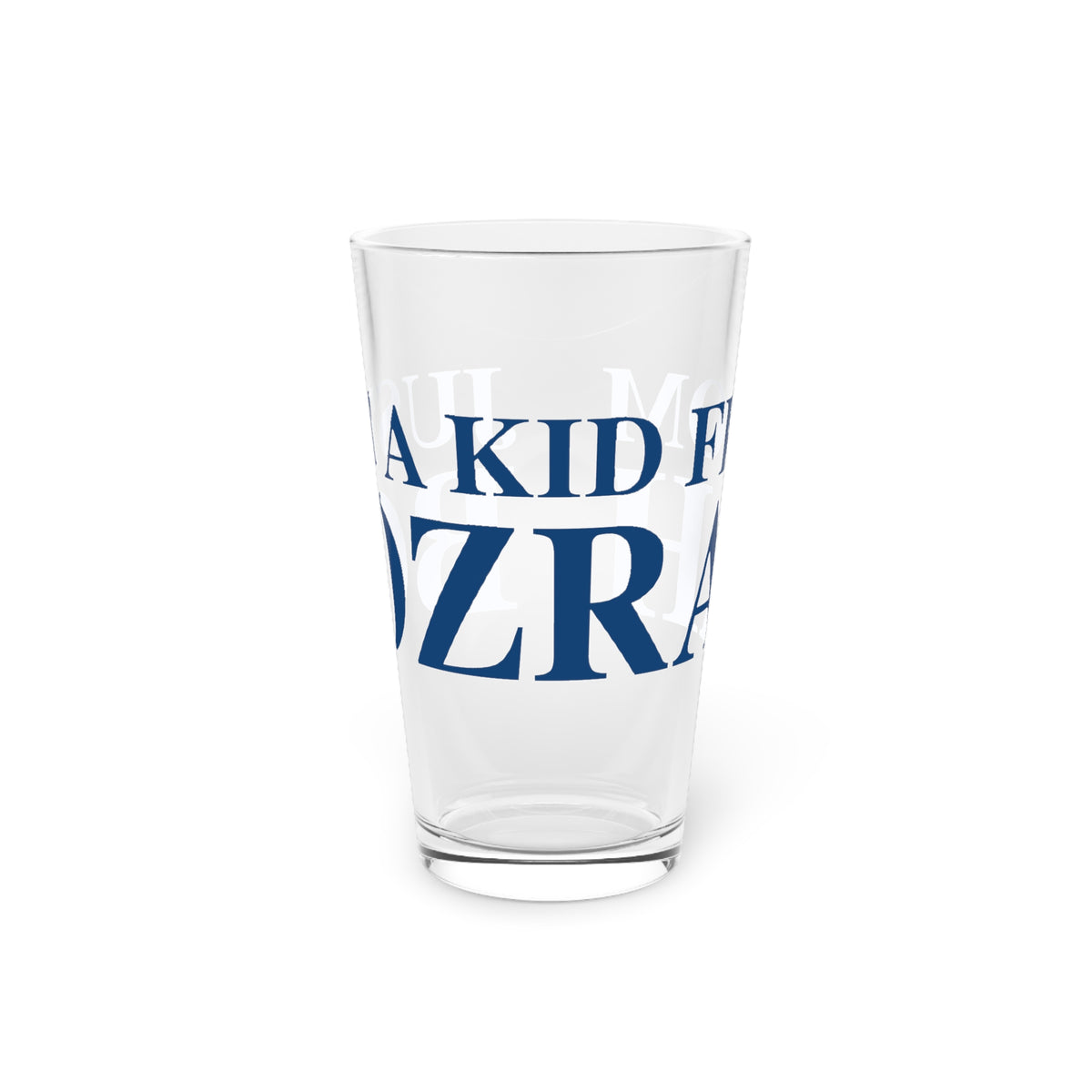 Just a kid from Bozrah Pint Glass, 16oz