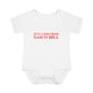 Just a kid from Sasco Hill Infant Baby Rib Bodysuit