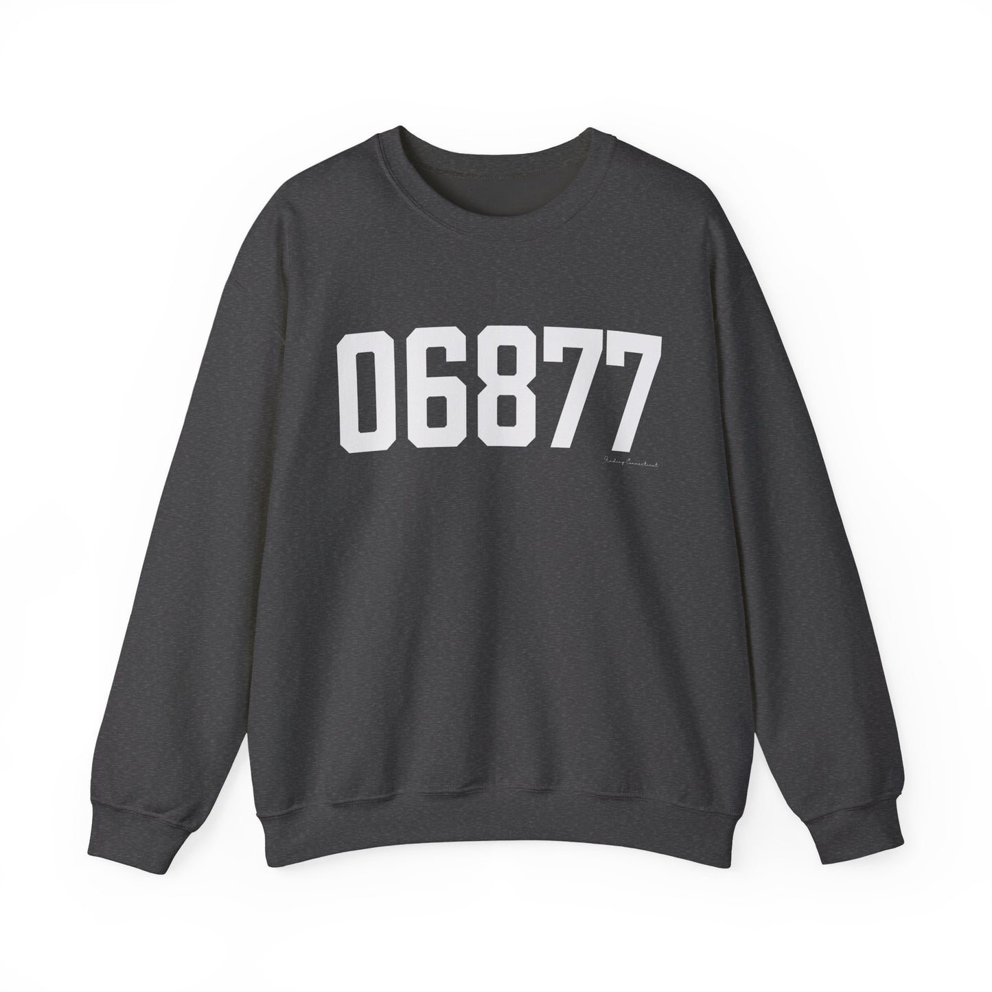 06877 Ridgefield CT Zip Code Unisex Heavy Blend™ Crewneck Sweatshirt