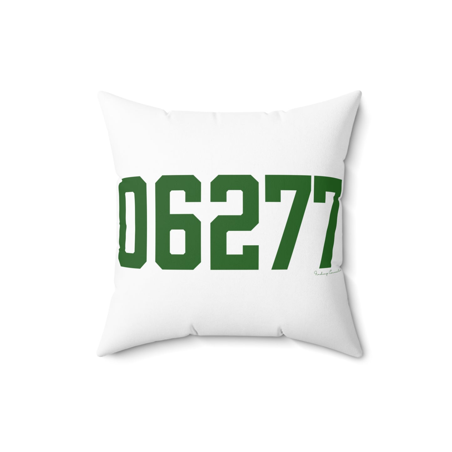 06277 Thompson Connecticut Zip Code Spun Polyester Square Pillow