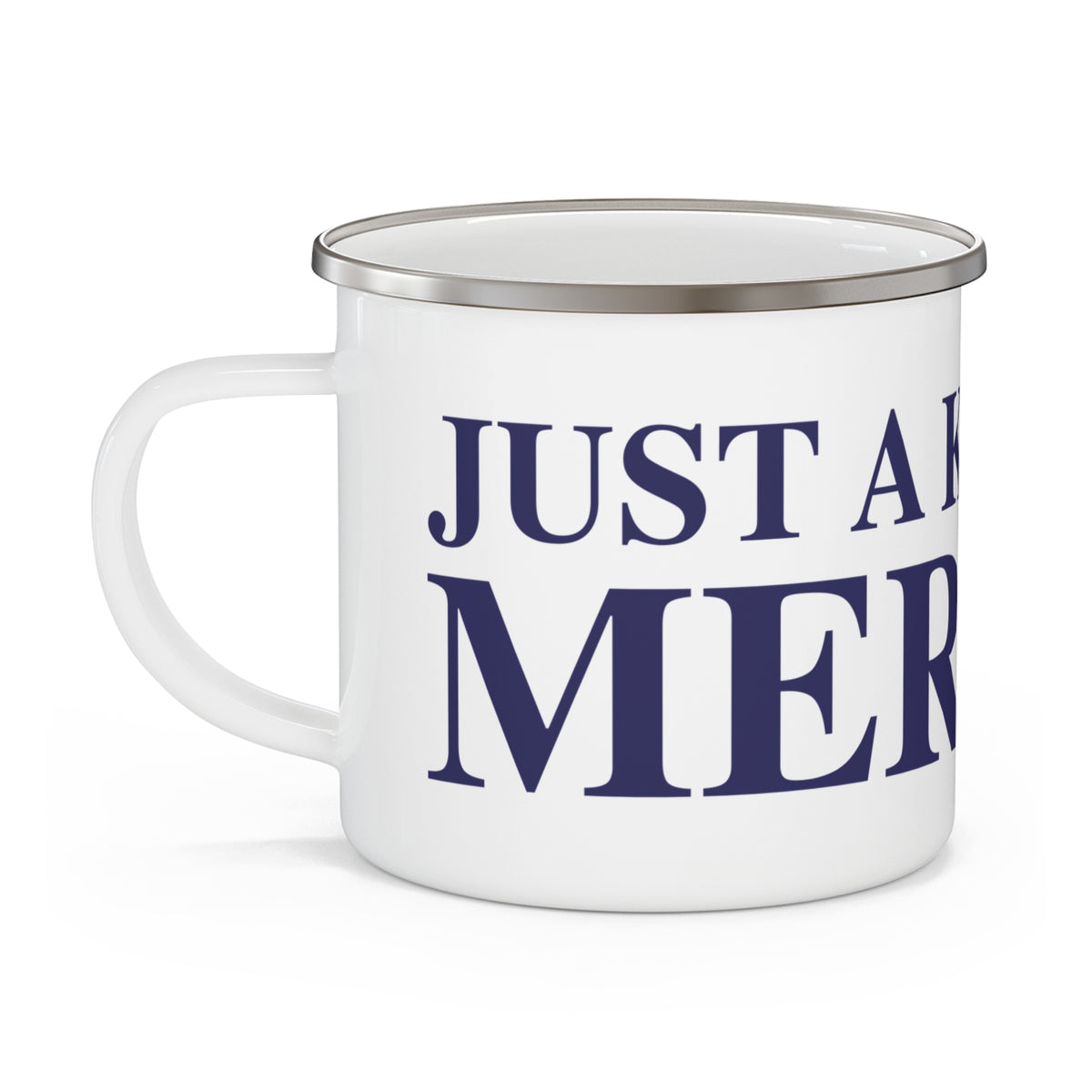 Just a kid from Meriden Enamel Camping Mug