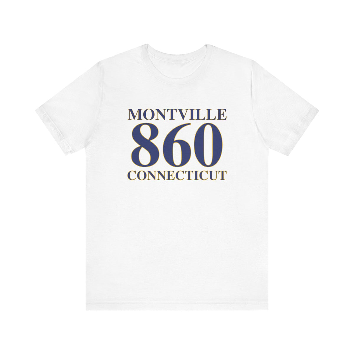 Montville 860 Connecticut Unisex Jersey Short Sleeve T-Shirt