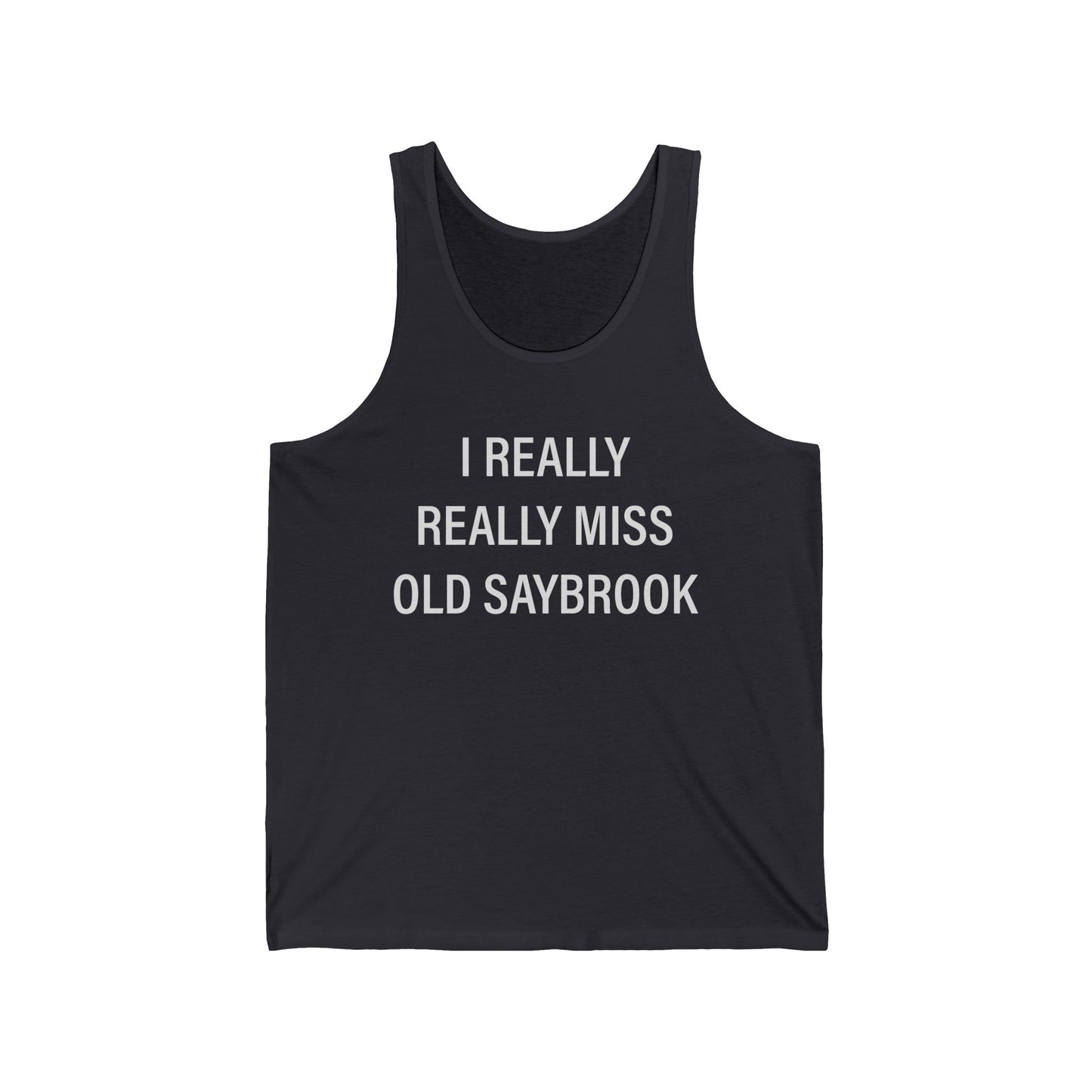 I Really Really Miss Old Saybrook Unisex Jersey Tank Top