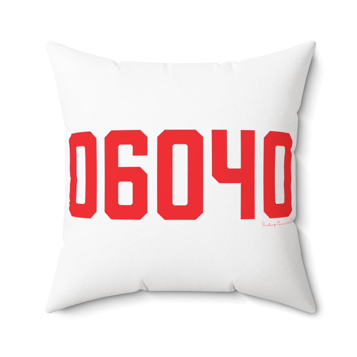 06040 Manchester Connecticut Zip Code  Polyester Square Pillow