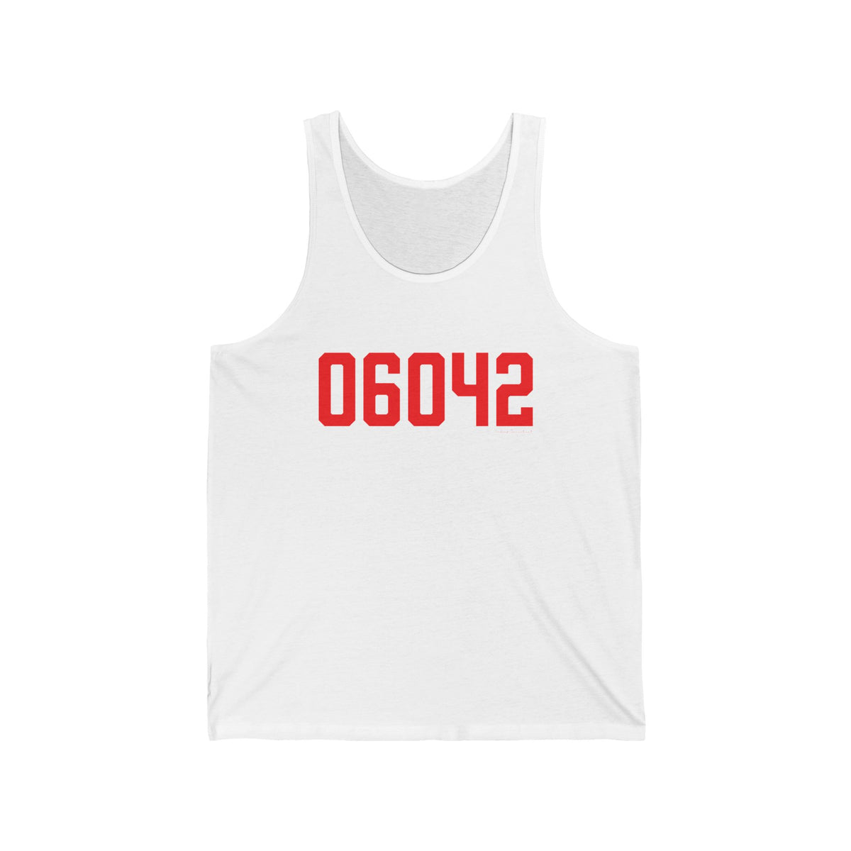 06042 Manchester Connecticut Zip Code Unisex Jersey Tank Top