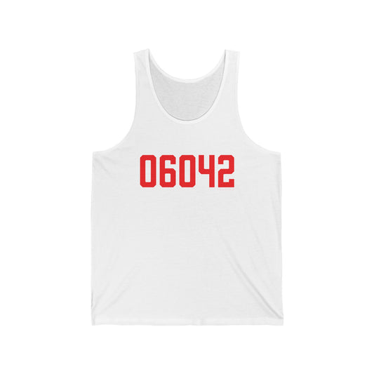 06042 Manchester Connecticut Zip Code Unisex Jersey Tank Top
