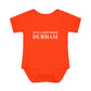 Just a kid from Durham Infant Baby Rib Bodysuit