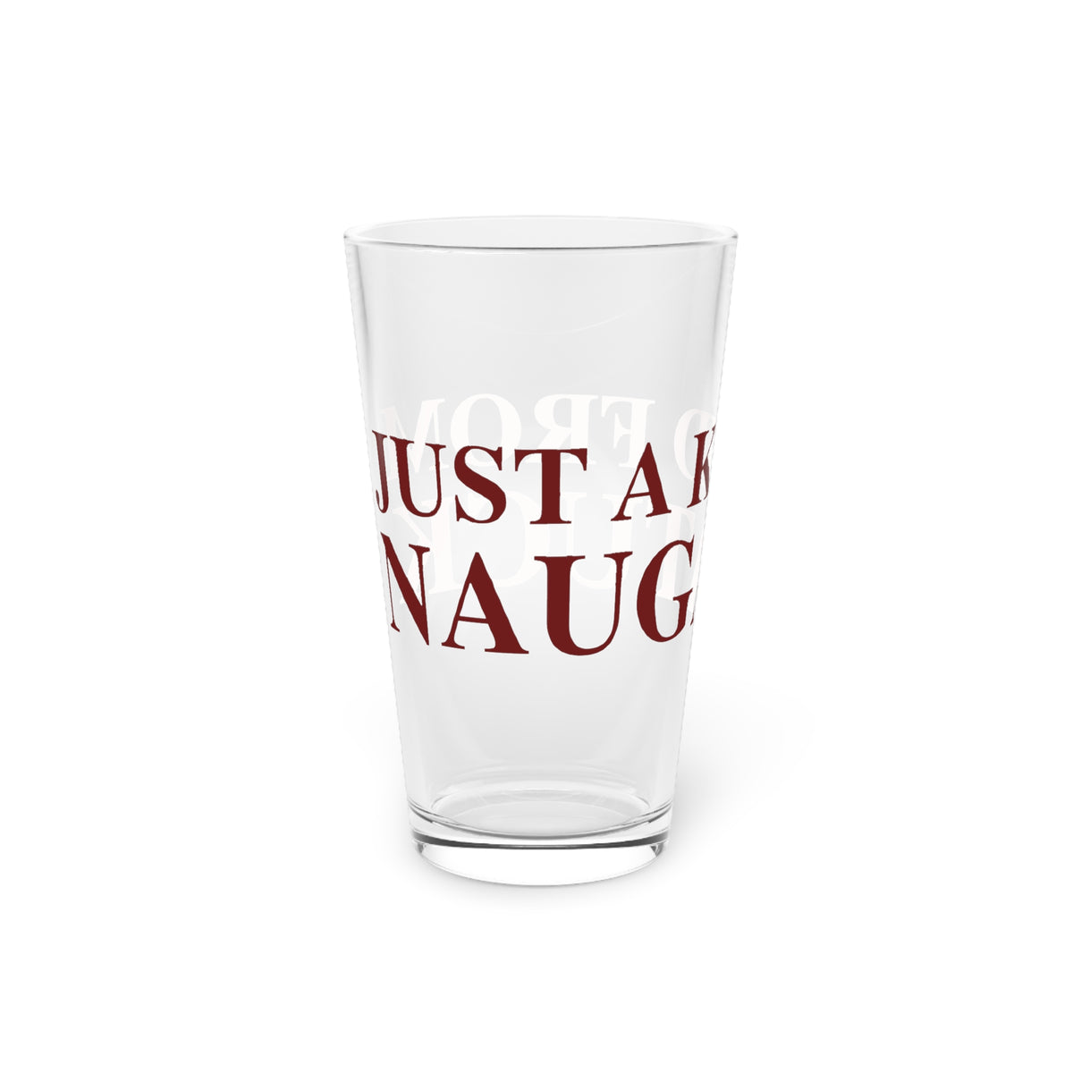 Just a kid from Naugatuck Pint Glass, 16oz