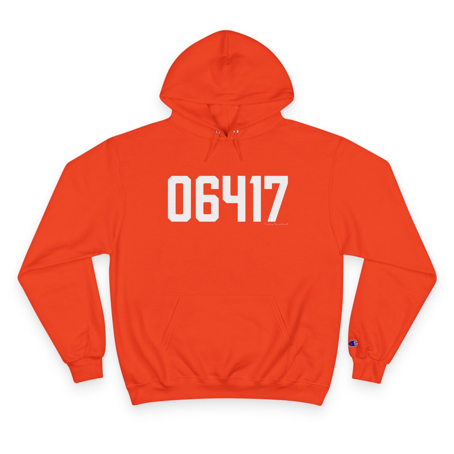 06417 Deep River CT Zip Code Champion Hoodie