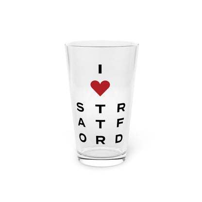 Stratford Vision Pint Glass, 16oz
