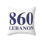860 Lebanon Spun Polyester Square Pillow